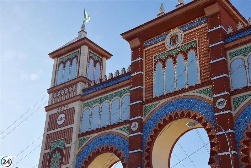 La Feria de Sevilla celebra los 120 años de Cruzcampo en la ciudad con su portada