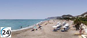 Encuentran mujer muerta en playa de Mojácar, Almería.
