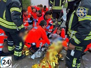 Incendio en Pino Montano deja cuatro heridos graves, dos de ellos menores.