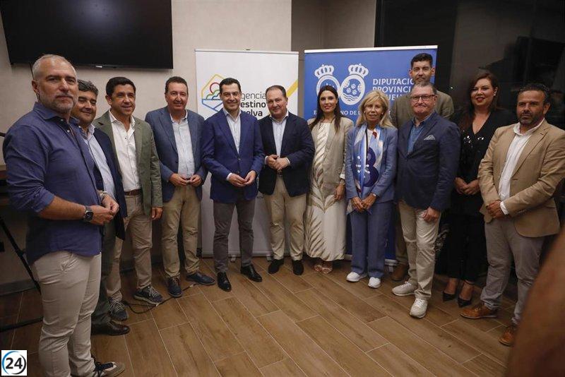 La Diputación de Huelva presenta la Agencia Destino Huelva de la mano de Manuel Carrasco ante una multitud de 70.000 personas en Madrid.