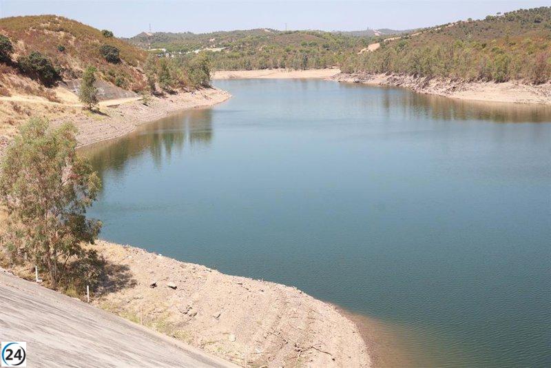 Niveles alarmantes en embalses andaluces: solo al 28,5% de capacidad tras perder 34 hectómetros cúbicos esta semana.