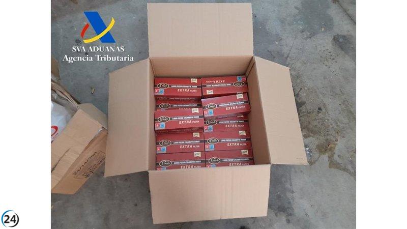 Desarticulada fábrica ilegal de tabaco en Roquetas con una incautación de 2.400 kilos.