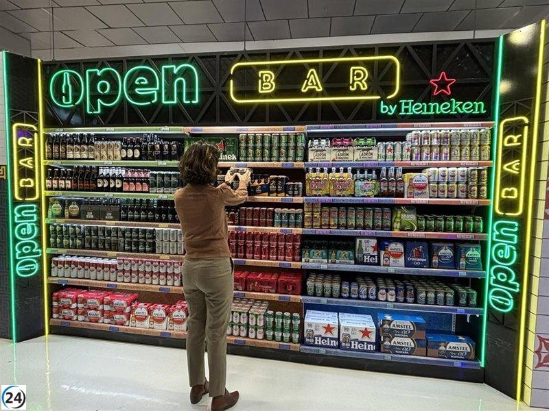 Heineken crece gracias a sus cervezas innovadoras en el sector alimentario.