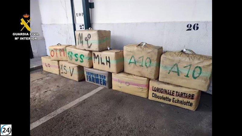 Desmantelan red de tráfico de hachís liderada por 'El Tarta' en España.