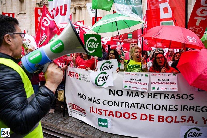 Sindicatos convocan manifestación el sábado contra la privatización oculta del SAS.
