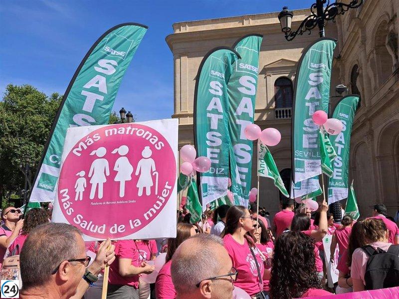 Satse alerta sobre un faltante de 600 matronas en la Atención Primaria andaluza, con un 16,5% en riesgo de jubilación en cinco años.