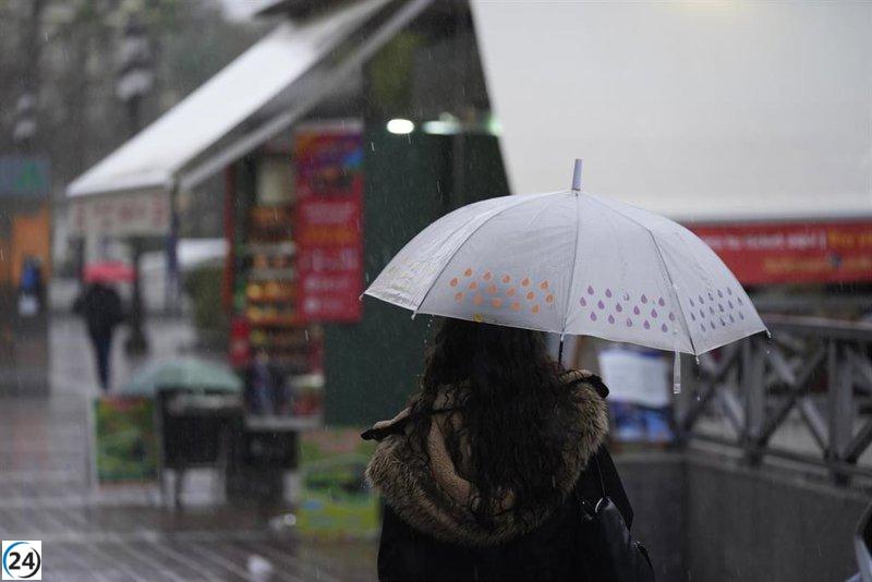 Alerta amarilla en Almería y Granada por lluvias, tormentas y riesgo de granizo.