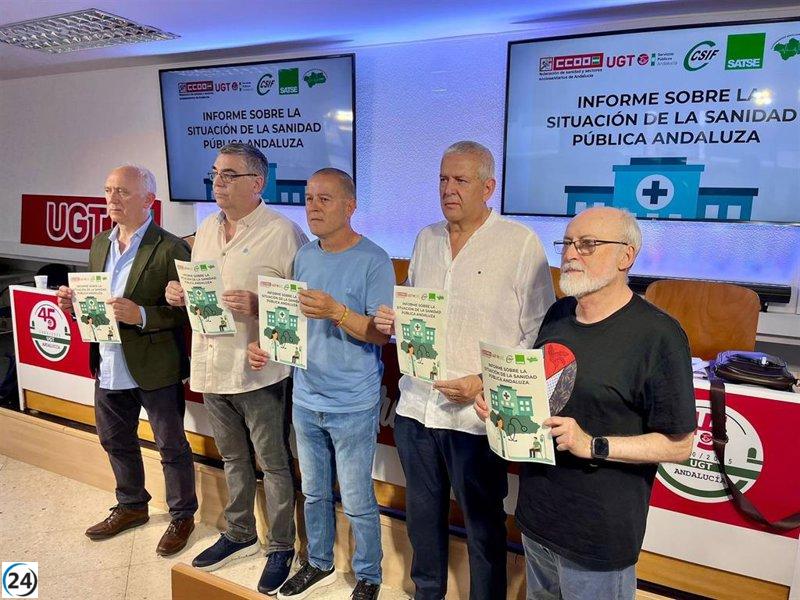 Sindicatos alertan sobre la grave crisis de la sanidad pública en Andalucía.