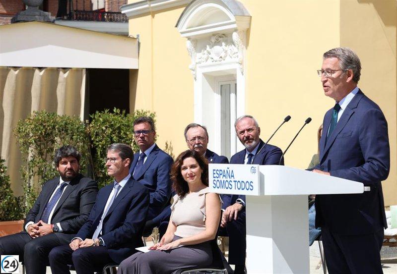 Las comunidades autónomas del PP presentarán un propuesta unificada sobre financiación, energía nuclear y educación en la Conferencia de Presidentes.