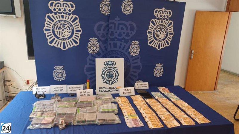 Desmantelan red de tráfico humano y de estupefacientes entre Marruecos y España.