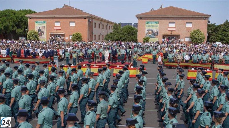 Baeza celebra la graduación de 2.500 nuevos guardias civiles que iniciarán 40 semanas de prácticas.