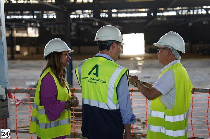 Moreno celebra el impulso industrial en Linares con la llegada de empresas chinas.