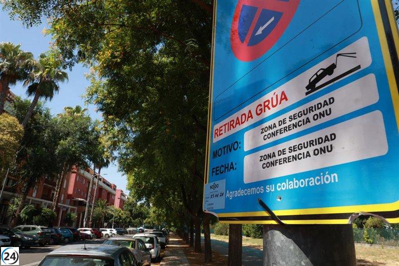 Interrupciones viales en Sevilla Este y restricciones en el centro por la cumbre de la ONU.