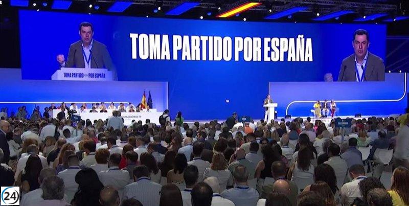 Moreno clama por integridad ante la corrupción del PSOE que vivió de manera directa en Andalucía.