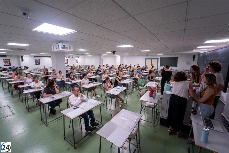 Oposiciones docentes en Andalucía logran 92 aprobados, con un 49,6% de tasa de éxito en la fase inicial.