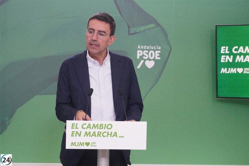 PSOE-A exige a Moreno claridad sobre la imputación del exconsejero Valera: