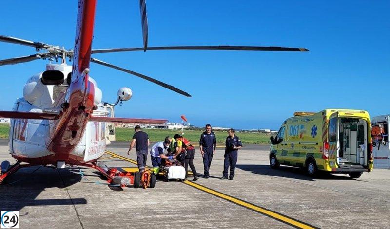 Dos vehículos chocan en Villanueva del Duque, dejando cuatro heridos que fueron llevados al hospital.