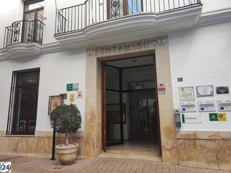 Cártama rinde homenaje en silencio a la mujer víctima de un asesinato machista en Motril.