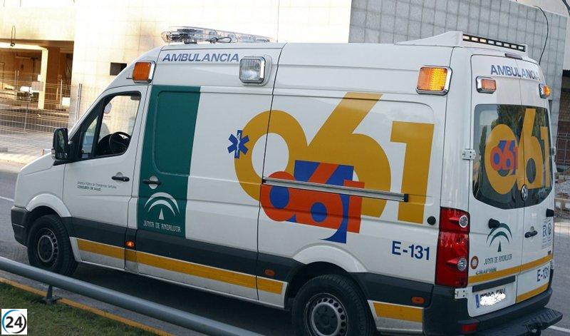 Fallece un motorista en accidente con camión en Martos, Jaén.