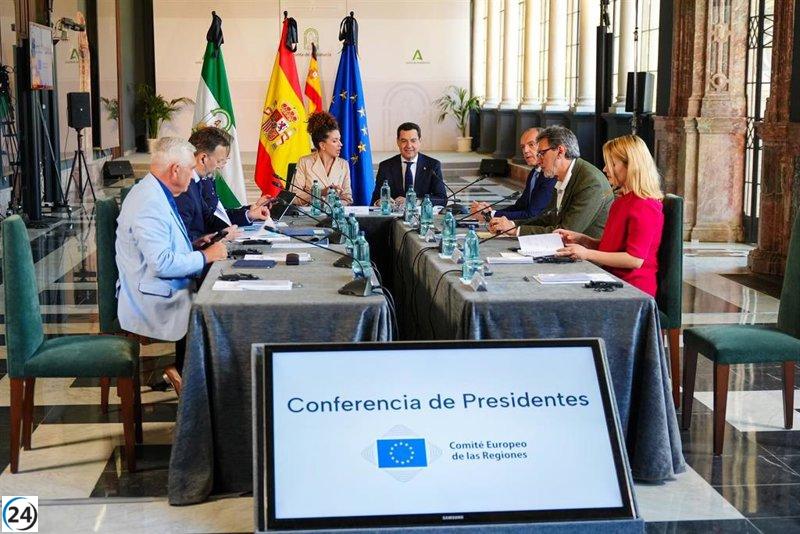 Moreno asiste a debates del Comité Europeo de las Regiones en Dinamarca este jueves y viernes.