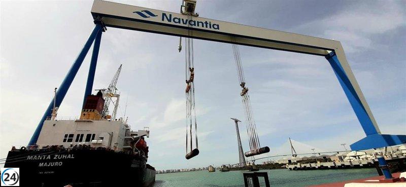 Navantia Puerto Real (Cádiz) reinicia su labor esencial al asegurar un nuevo contrato para dos BAM.