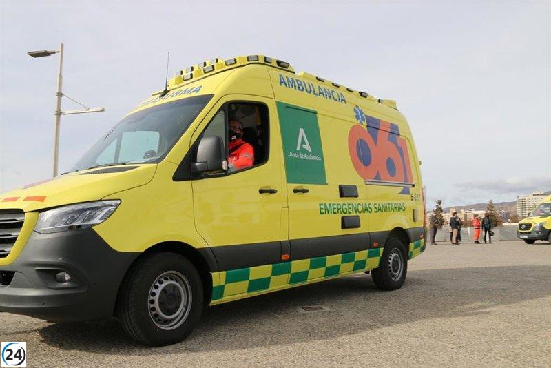 Accidente múltiple en la A-7 genera congestión en Cala de Mijas, Málaga.