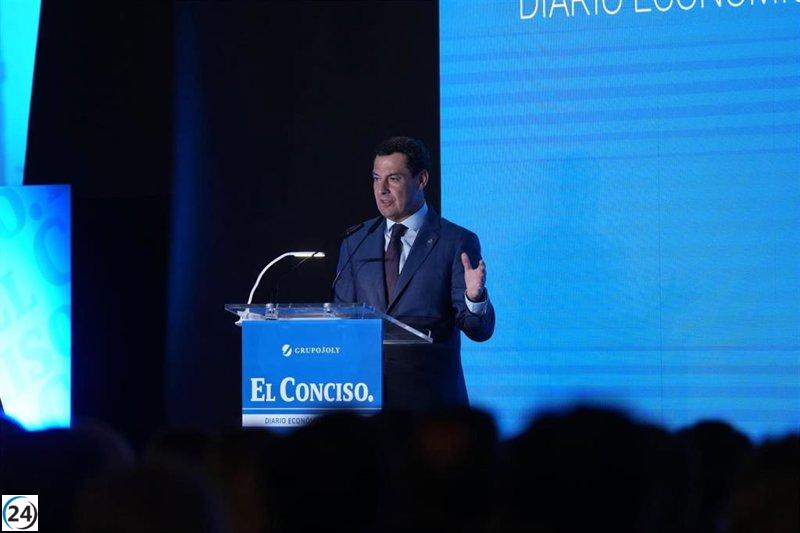 Moreno resalta el papel protagónico de Andalucía: