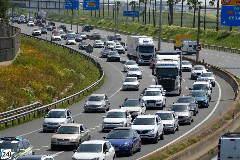 Andalucía registra otro fin de semana sin muertes en sus carreteras interurbanas.