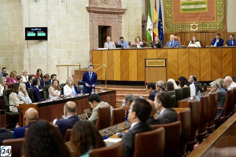 El Parlamento andaluz discute esta semana las leyes de Vivienda y Espacios Productivos.