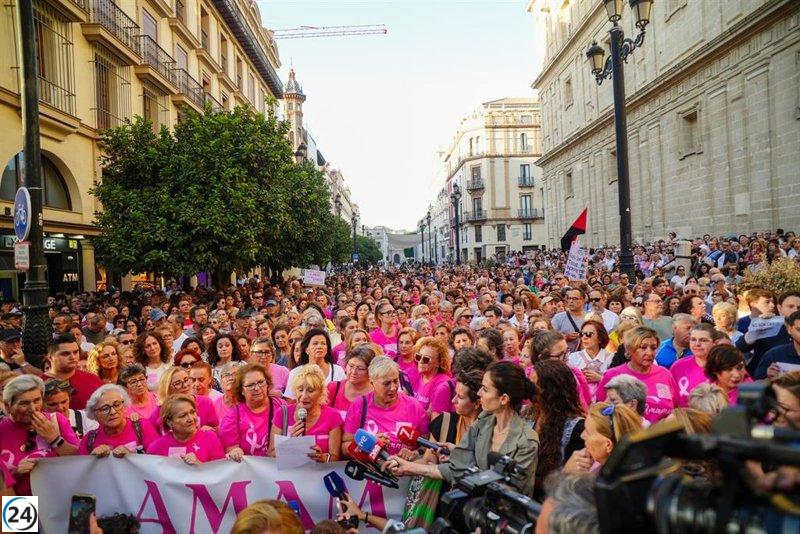 Andaluces exigen soluciones inmediatas ante errores en el cribado de cáncer de mama.