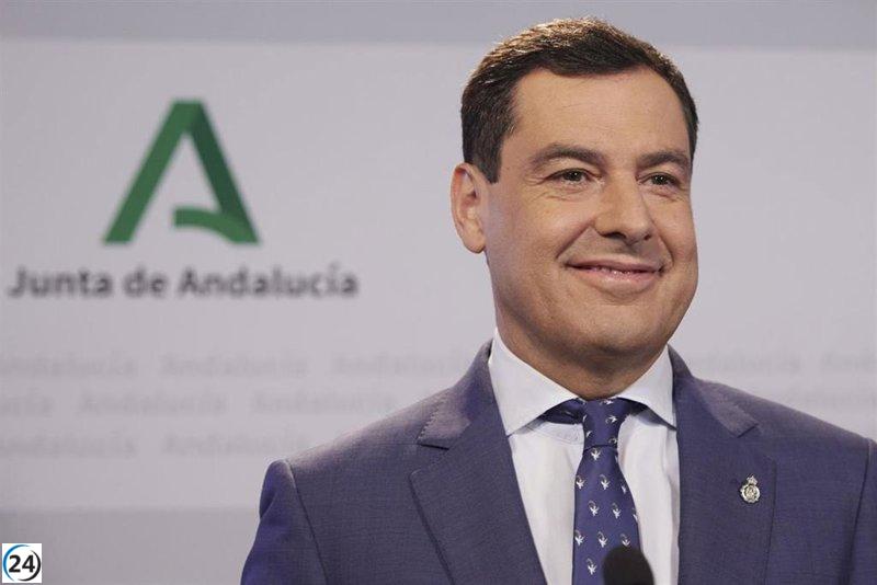 Moreno celebra la Fiesta Nacional defendiendo una España unida y constructiva hacia el futuro.