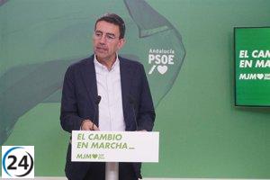 El PSOE-A critica a Moreno por nombrar a Sanz como consejero de Salud para fines propagandísticos.