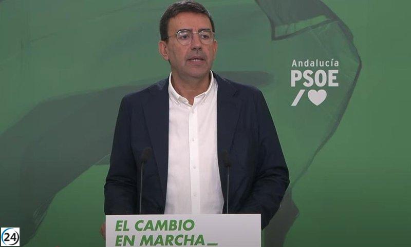 PSOE-A critica a la Junta por su intento de blanquear la figura de Moreno y exige claridad sobre la crisis de los cribados.