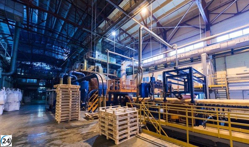 Caen un 7,8% las ventas industriales en Andalucía en agosto.