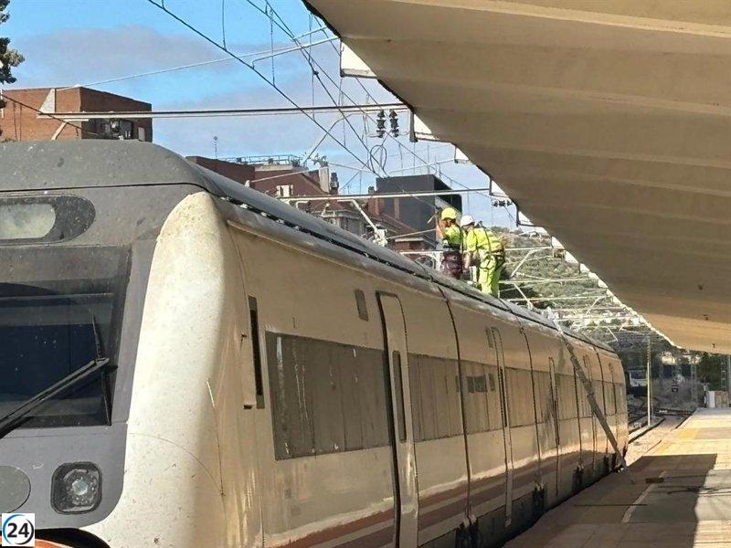 Jaén recupera la electricidad y el servicio de tren tras seis horas de interrupción.