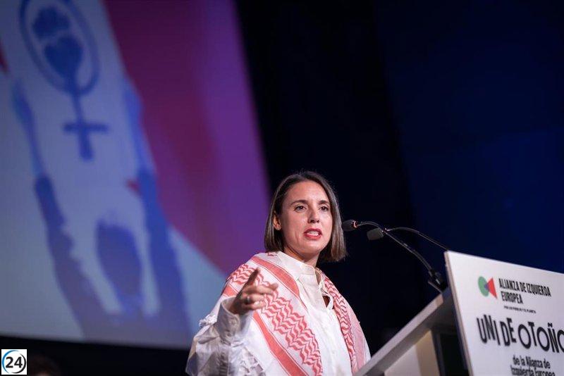 Irene Montero defiende una sociedad sin fascismo tras ser abordada en la UGR: “Son solo cuatro”