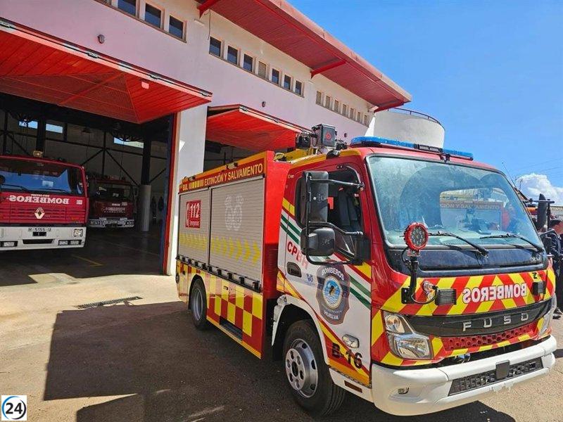 Desalojo forzado de 15 personas por incendio en edificio de Almonte, Huelva.