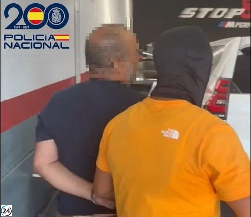 Capturado en Almonte, Huelva, un prominente líder del tráfico de hachís en Europa tras escapar durante un permiso de salida de prisión.