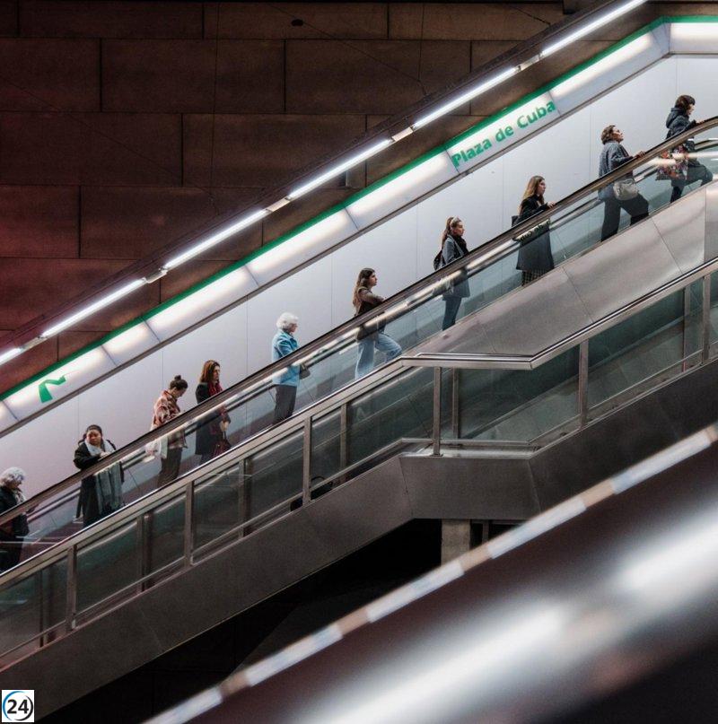 Inclemencias climáticas paralizan el Metro y cercanías en Sevilla.