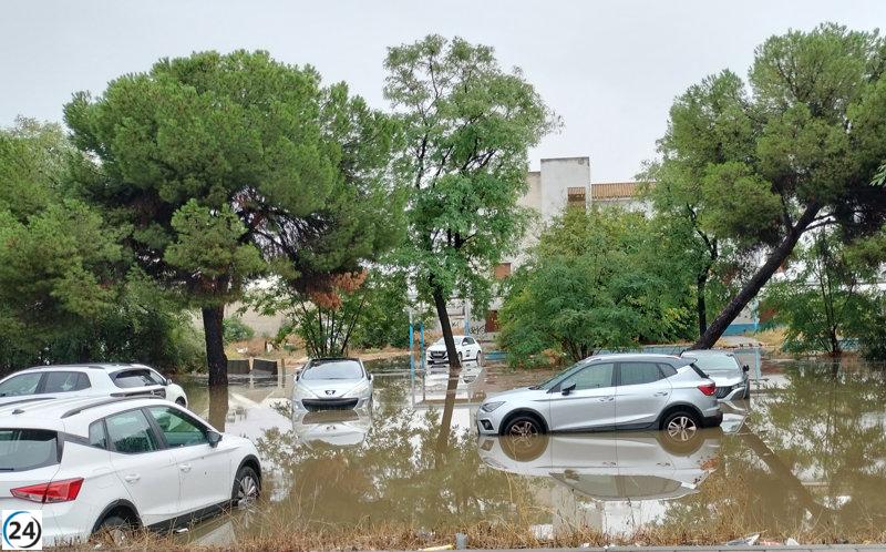Andalucía enfrenta casi 1.300 incidentes por lluvias y se prevé un