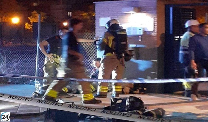 Explosión de gas en Atarfe deja cuatro heridos y varios evacuados.