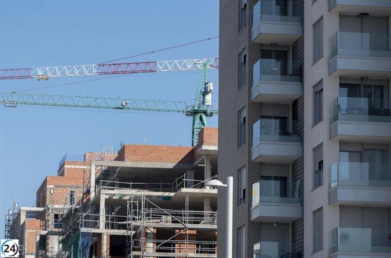 El costo de la vivienda en Andalucía crece un 12,4% en el tercer trimestre, ligeramente por debajo de la media del país.