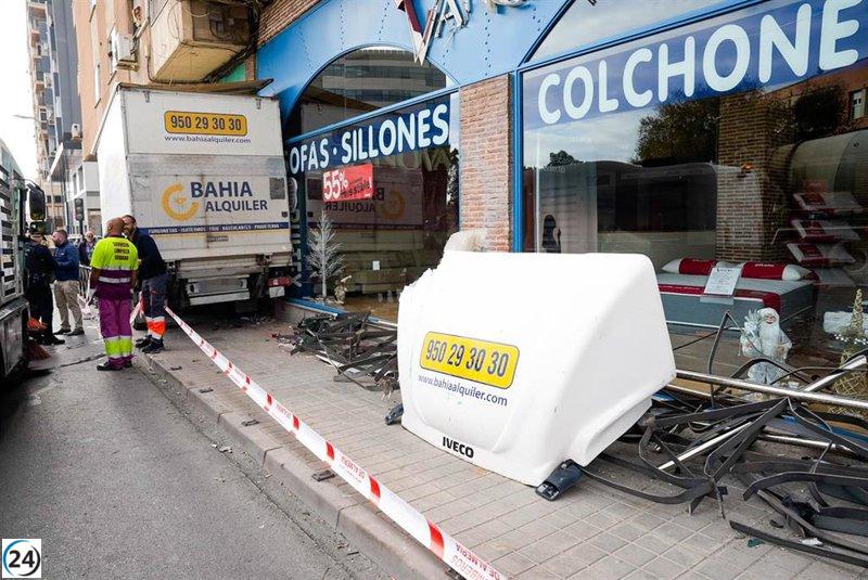 Camionero responsable de dos heridos en Almería da positivo en sustancias ilegales.