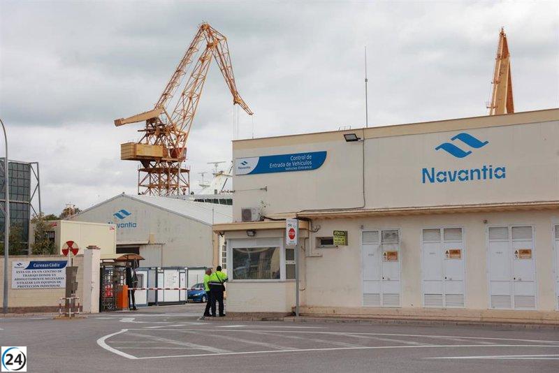 Navantia lanza 72 vacantes para los astilleros de la Bahía de Cádiz.