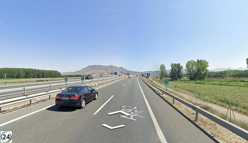 Trágico accidente en la A-92: fallece un joven de 26 años en Santa Fe, Granada.