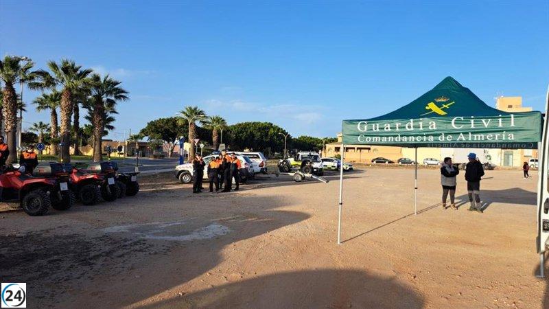 La búsqueda del residente de La Cañada de Almería que fue reportado como desaparecido el lunes termina sin éxito.