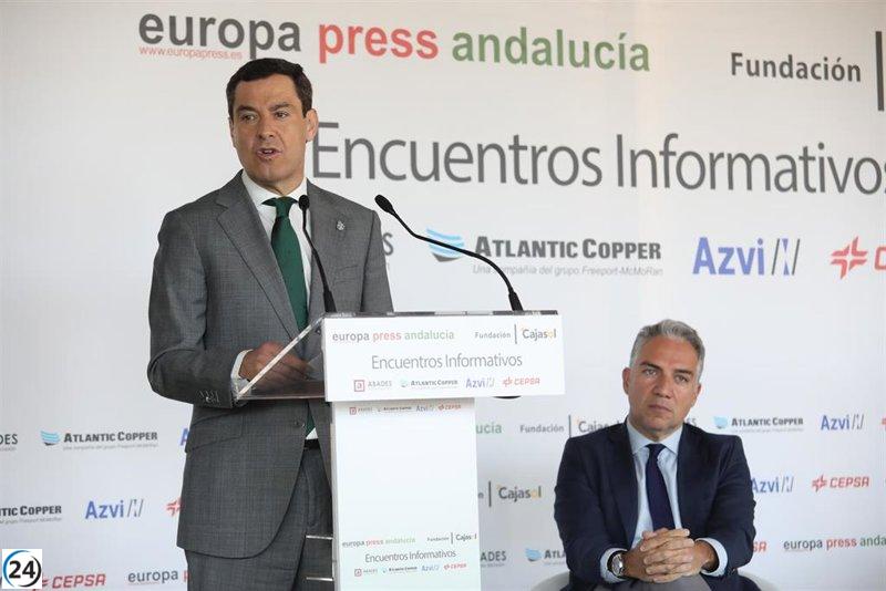 Moreno denuncia hostilidad de Cataluña hacia otras CCAA y pide al gobierno proteger a los territorios.