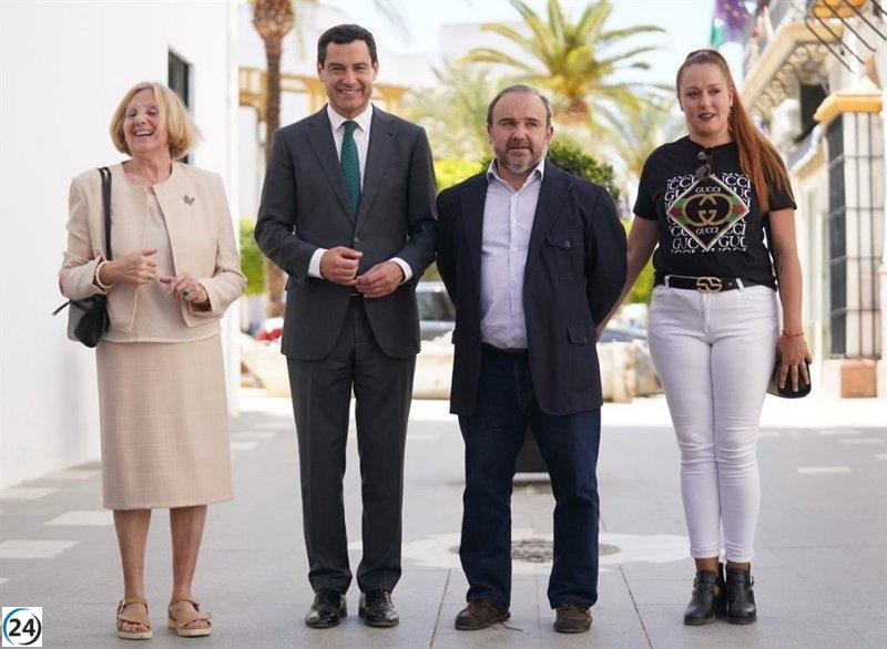 Moreno presiona a Sánchez por decreto de sequía y obras de emergencia.