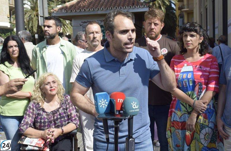 Valero (IU) insta a Moreno a intervenir para reducir la precariedad laboral.