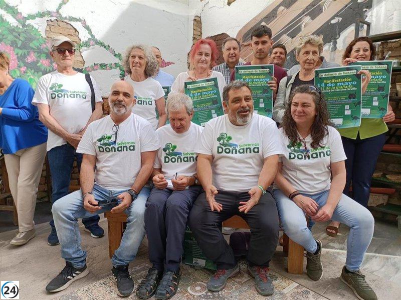 Protesta de Salvemos Doñana busca detener proposición de ley y promover alternativas de desarrollo